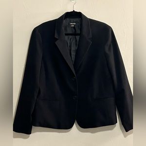 Black Nine West 2 Button Jacket Size 16